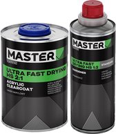Master Troton Ultra Fast Drying Blanke Lak Set 1L + 0.5L