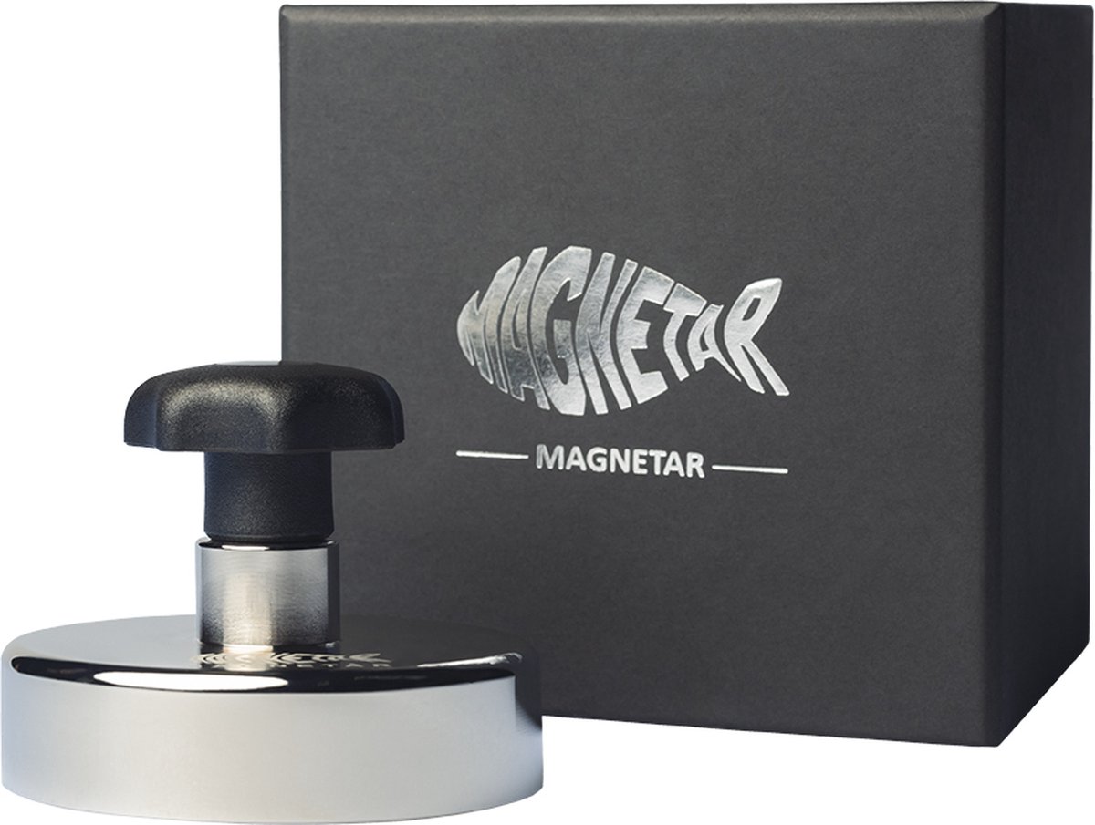 Magnetar Huntmagnet - Jachtmagneet - Staalhagel verwijderen - Enkelzijdige 200kg Magneet - Handvat