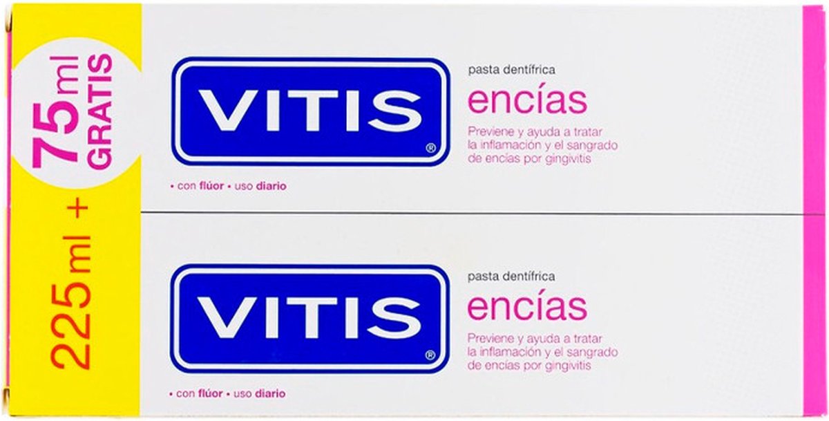Vitis Gums Toothpaste With Fluoride Duo 2 X 150 Ml