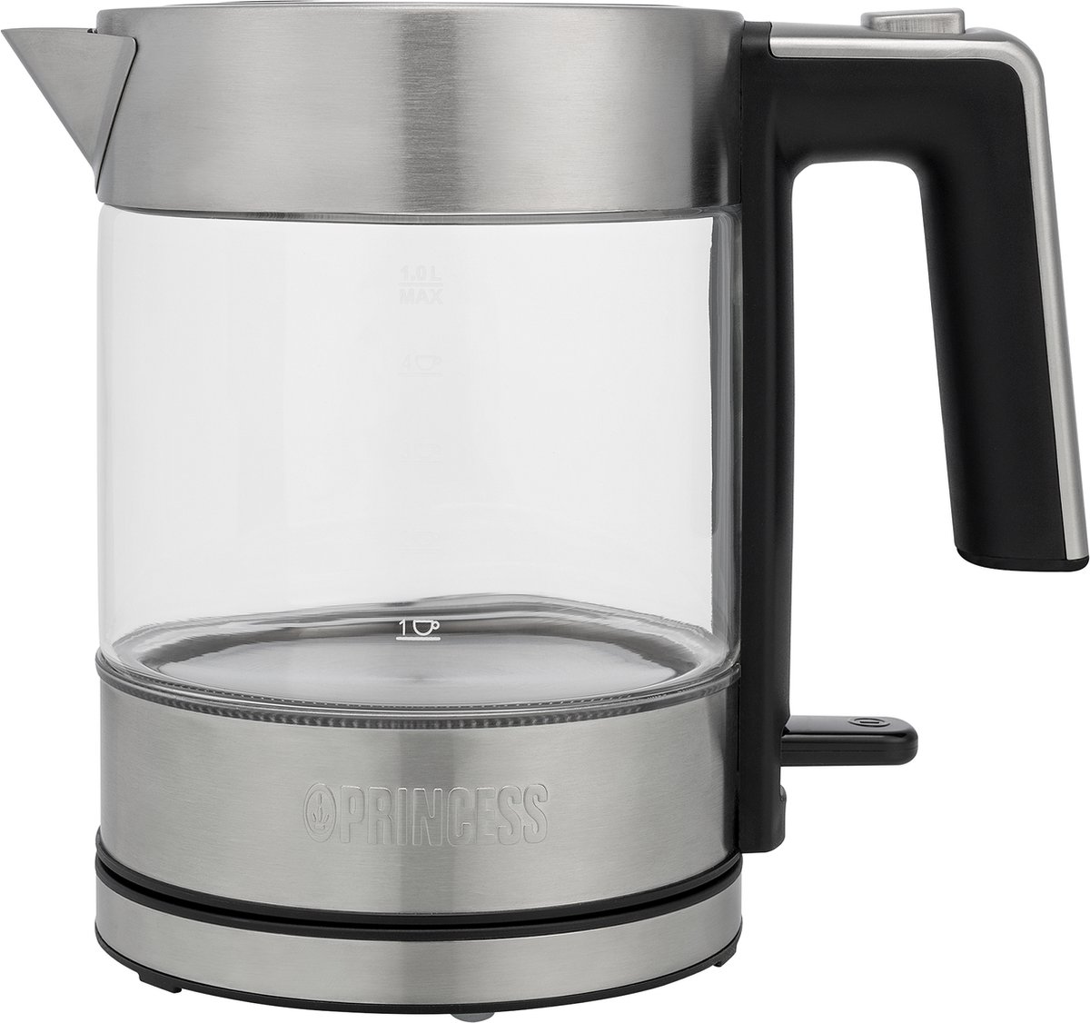 Princess 236040 Waterkoker Brighton - Glazen Waterkoker – 1liter