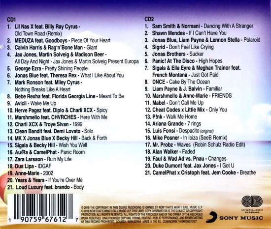 Now Thats What Summer Party 19 - various artists