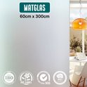 Homewell Raamfolie HR++ 60x300cm - Zonwerend & Isolerend - Anti inkijk - Statisch - Matglas