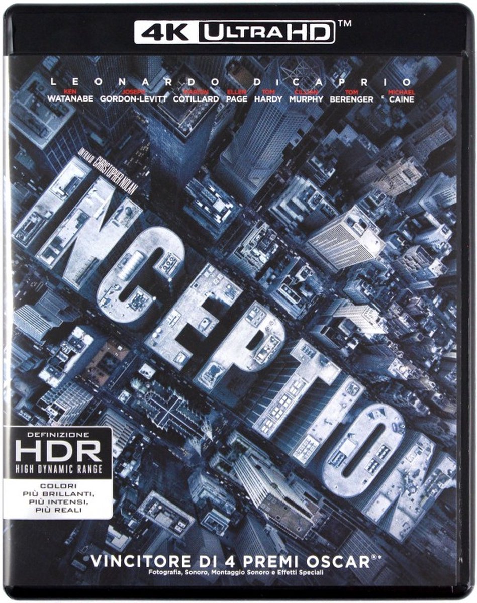 Inception [Blu-Ray 4K]+[2xBlu-Ray]-