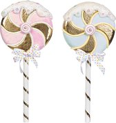 Goodwill - Lollipops - 60 cm - (set van 2 stuks) - roze/blauw