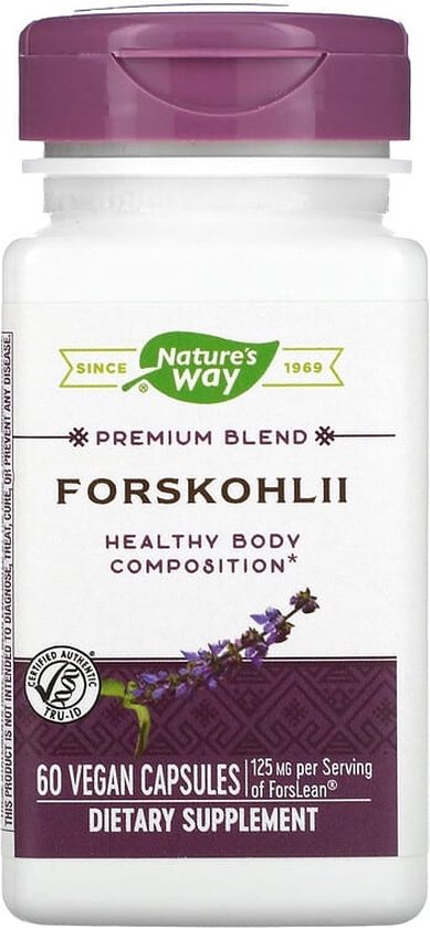 Forskohlii standardized extract 60 caps - forskoline | Nature's Way