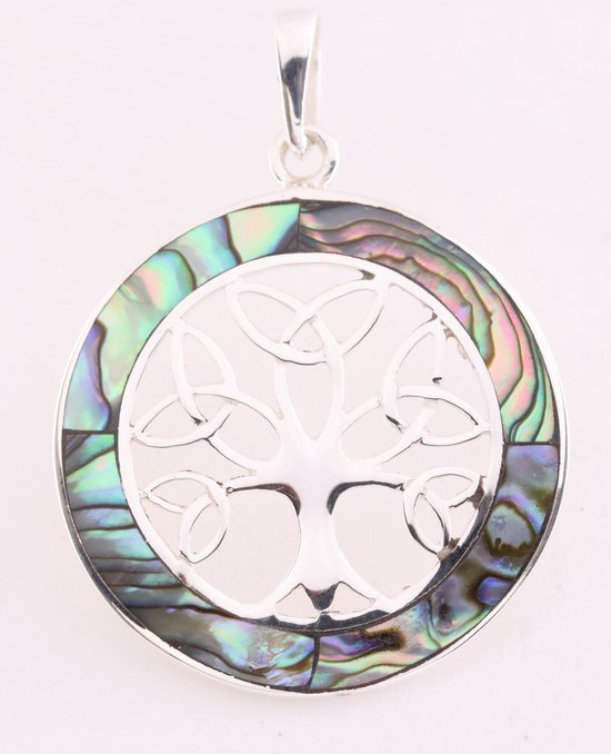 YAFEINI Levensboom ketting sterling zilveren stamboom hanger ketting met uil sieraden verjaardag kerstcadeaus voor vrouwen moeder dochter vriendin zus, 18*18, Sterling zilver, Geen edelsteen