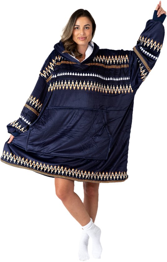 Snuggie - Couverture à manches - Snuggle - Blanket à Snug Rug douillet -  Polaire 
