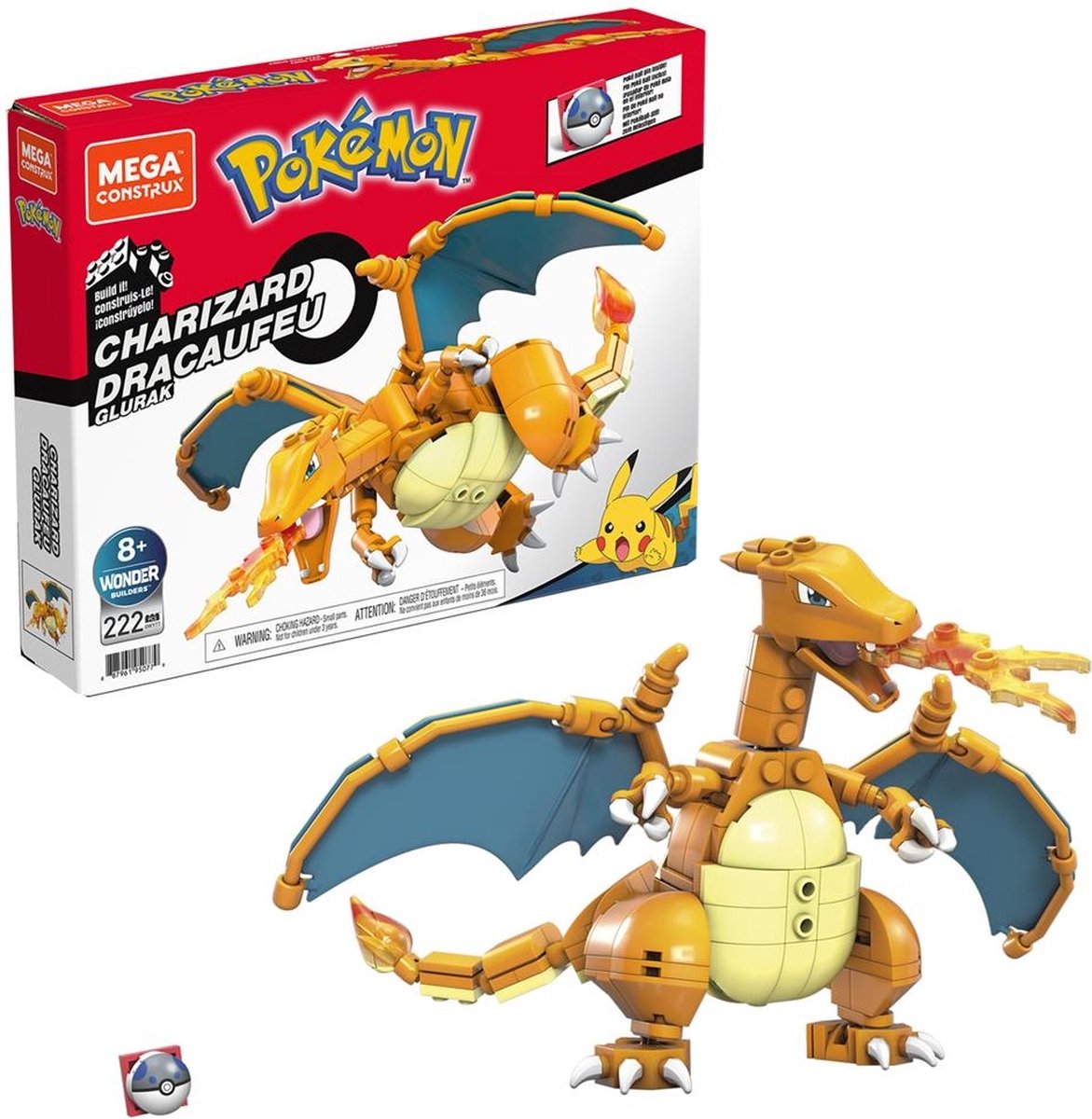 Mega Construx - Pokémon - Pikachu Géant - jouet de construction - 8 ans et +