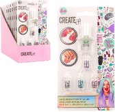 Create It! Versierset Nail Art Meisjes 6-delig