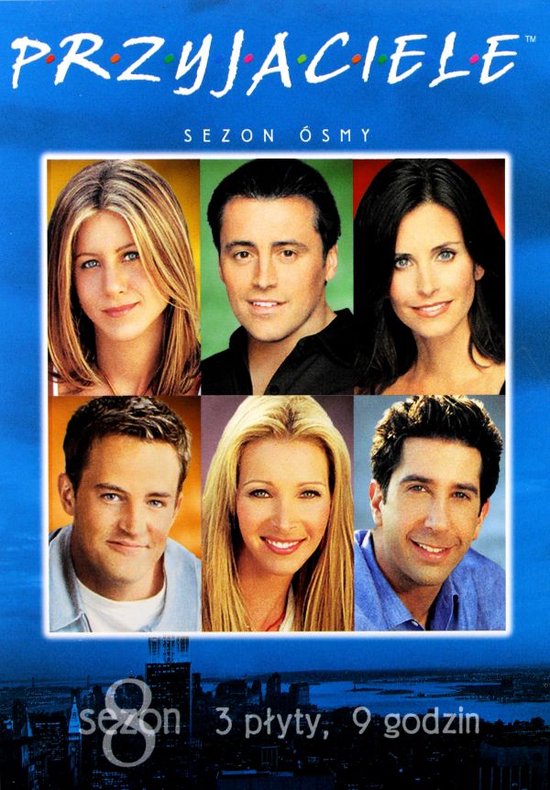 Poster van de TV-serie Friends met Jennifer Aniston, Matt LeBlanc, Courteney Cox, Matthew Perry, Lisa Kudrow en David Schwimmer.