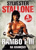 Sylvester Stallone Kolekcja: Rambo Trylogia / Na krawędzi Pakiet [4DVD]