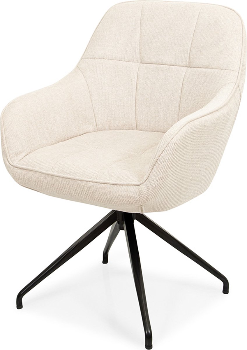 Table D'appoint Varde Composite Beige – Design Empilé, Résistante Intérieur/extérieur – 36x36x45 Cm, 9,5 Kg – Style Moderne Et Ludique