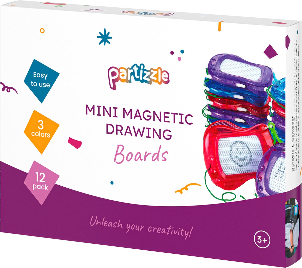 Chingcoo Mini tekenbord, toverbord, 12 stuks, magnetisch mini-toverbord voor kinderen, cadeautje, magnetisch tekenbord, kinderverjaardag, sleutelhanger Chingcoo Mini tekenbord, toverbord, 12 stuks, magnetisch mini-toverbord voor kinderen, cadeautje, magnetisch tekenbord, kinderverjaardag, sleutelhanger