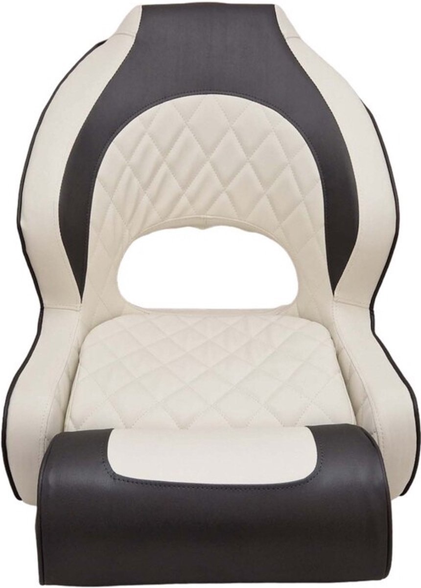 Hollex Diamond Moon antraciet witte Stuurstoel