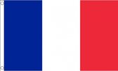 Mini supporters landen vlag Frankrijk 60 x 90 cm - Landen feestartikelen