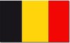 Drapeau Belgique - 90 x 150 cm - Noir / Jaune / Rouge
