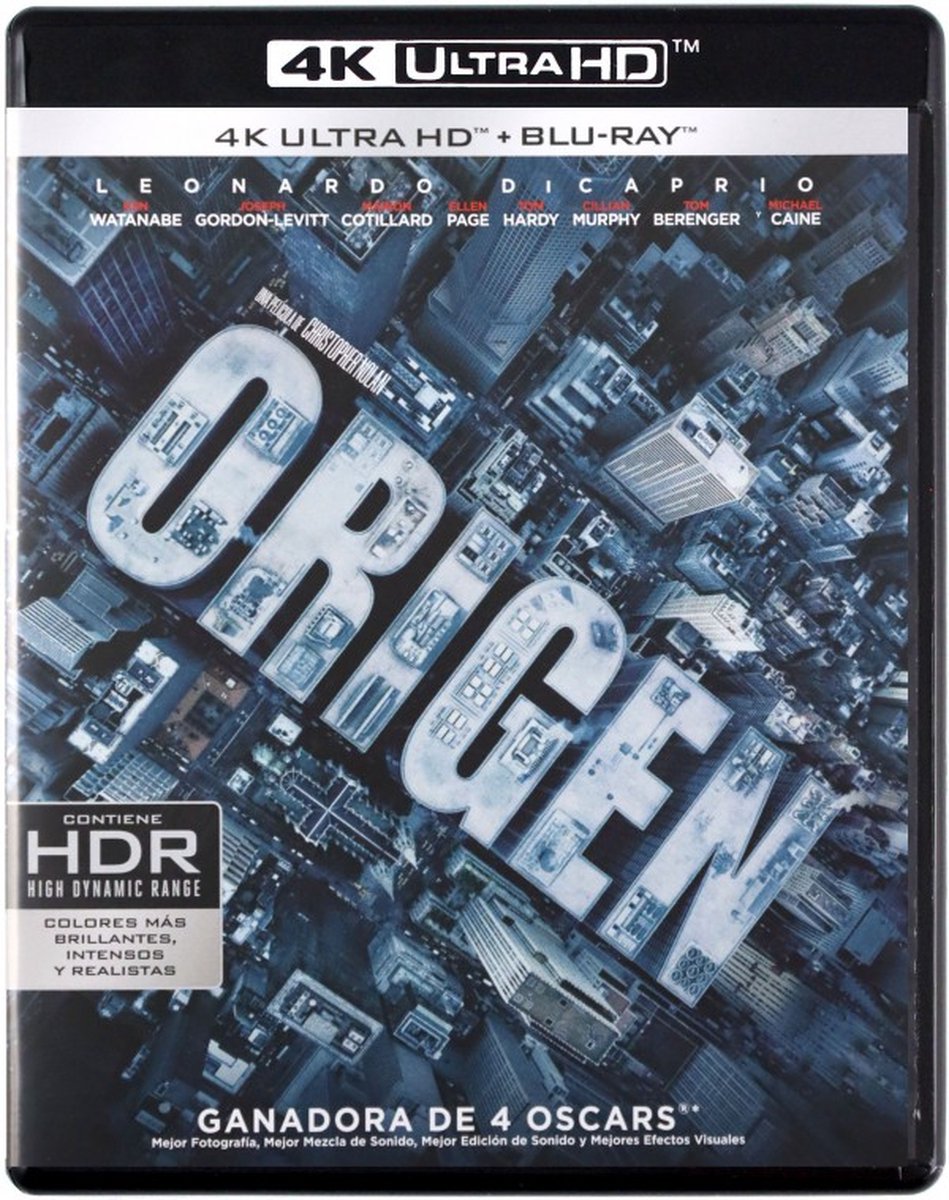 Inception [Blu-Ray 4K]+[2xBlu-Ray]-