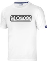 Sparco T-Shirt FRAME - Wit - T-shirt maat S
