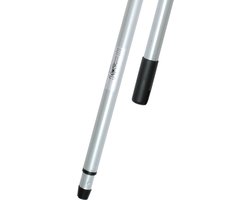 Metalen telescoopsteel - zilver - 200 cm - telescopische steel - Schoonmaak accessoires telescoopstelen