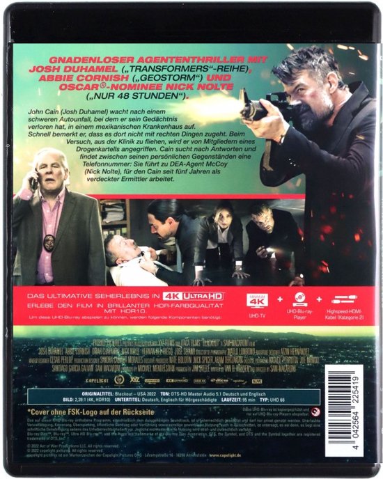 Blackout [BluRay 4K]+[BluRay], Josh Duhamel Dvd's bol