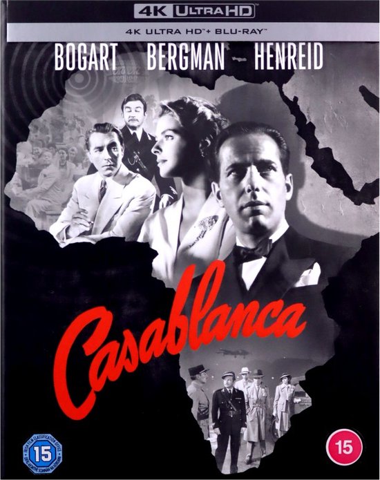 Casablanca [BluRay 4K]+[2xBluRay], Claude Rains Dvd's bol