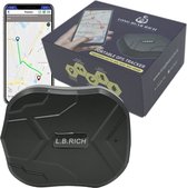 Long Bear rich - GPS Tracker Zonder Abonnement - 24/7 Gratis Live Volgsysteem - Gratis Oplader t.w.v € 29,99 + Gratis Simkaart - Inclusief Afluisteren - Tot 1 Meter Nauwkeurig - Auto - Motor - Scooter - Fatbike - Krachtige Magneet - Waterdicht gps -