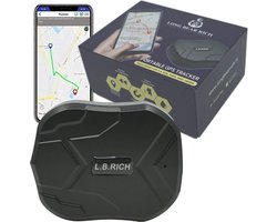 Long Bear rich - GPS Tracker Zonder Abonnement - 24/7 Gratis Live Volgsysteem - Gratis Oplader t.w.v € 29,99 + Gratis Simkaart - Inclusief Afluisteren - Tot 1 Meter Nauwkeurig - Auto - Motor - Scooter - Fatbike - Krachtige Magneet - Waterdicht gps -