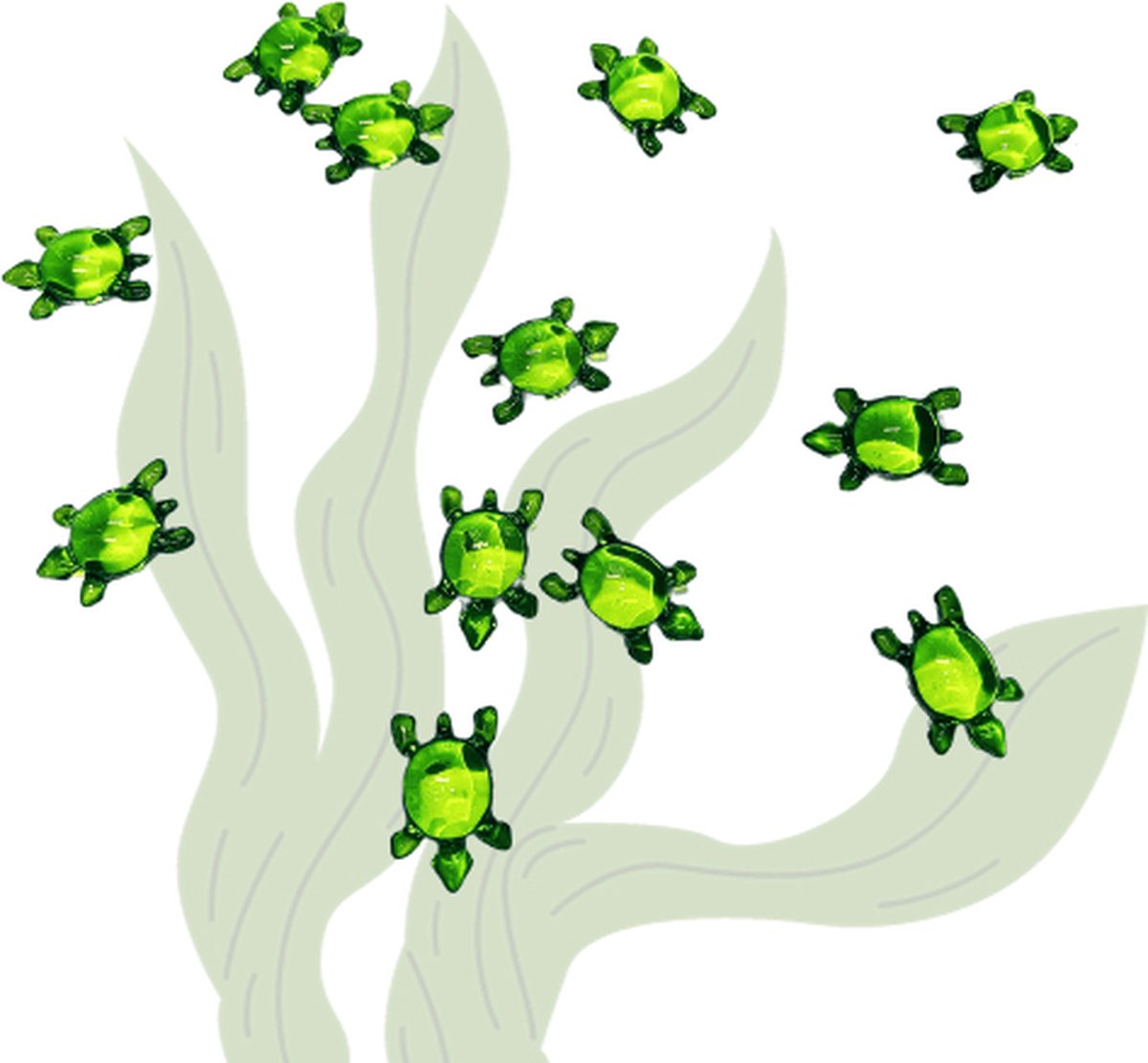 Badparels -  Badparels figuurtjes -Schildpad - Badparels voor kinderen - 10 parels- badparels - Badparels voor in bad - Heerlijke badparels met Kiwi geur