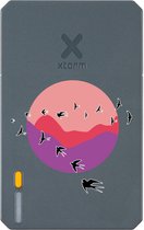 Xtorm Powerbank 10 000mAh Grijs - Design - Gratuit comme un oiseau - Port USB-C - Léger / Format voyage - Convient pour iPhone et Samsung