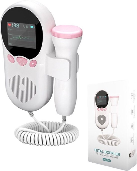 Doppler Baby - Echo apparaat - Fetal Hartje Monitor - Dopplers - Thuis hartslag luisteren - Zwangerschap Cadeau voor Vrouw - ECG