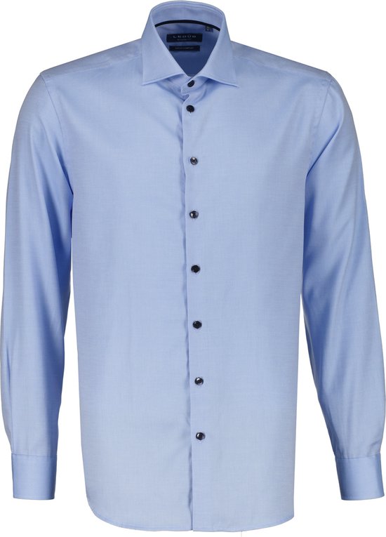 Ledûb Overhemd - Modern Fit - Blauw - 52