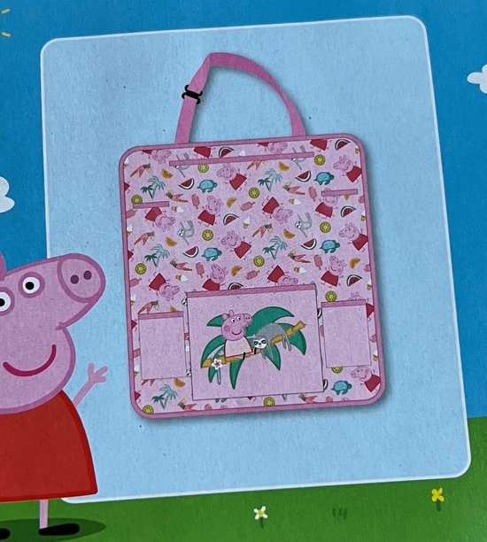 Auto organiser peppa pig roze car organiser 45 cm x 50 cm