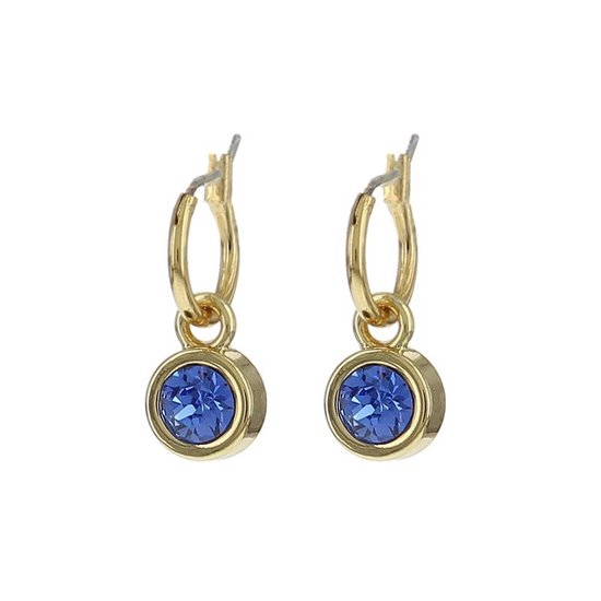 BIBA 80313 Boucles d' Boucles d'oreilles pendantes or Sapphire