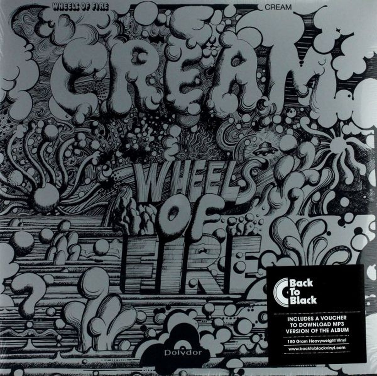 Cream Wheels of Fire - 2 LP dubbelalbum met White Room en