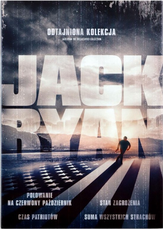 Jack Ryan: Odtajniona Kolekcja: Polowanie na czerwony październik / Czas patriotów / Stan zagrożenia / Suma wszystkich strachów [4DVD]