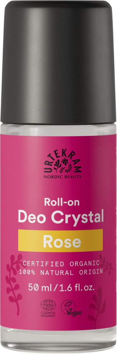Goedkoopste Urtekram Roll On Deo Crystal Deodorant - Rozen