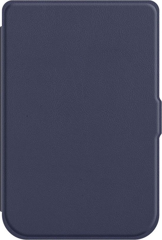 Shop4 - Geschikt voor PocketBook Touch Lux 5 Hoes - Book Cover Donker Blauw