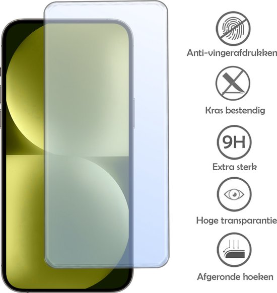 Coque pour iPhone 15 compatible avec Magsafe en Siliconen résistant aux chocs avec 2 films de protection d'écran entièrement recouverts – Transparent
