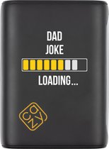 Cazy USB-C PD Powerbank 10.000mAh - Design - Dad Joke - USB-C poort - Lichtgewicht / Reisformaat - Geschikt voor iPhone en Samsung