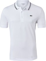 Lacoste Sport polo Regular Fit - super light knit - wit met zwart - Maat: 3XL