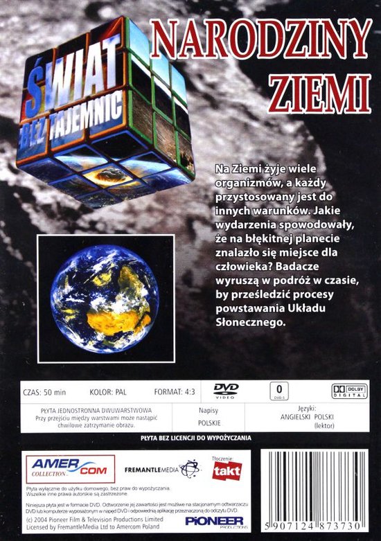 Świat bez tajemnic 18: Narodziny Ziemi [DVD] (Dvd), Laurence Olivier