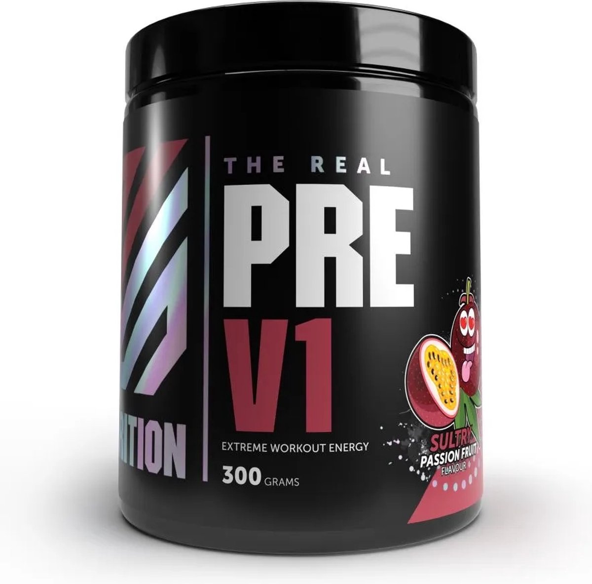 RS Nutrition The Real Pre V1 – Pre Workout – Sportdrank Poeder – Meer Energie & Concentratie – Passion Fruit