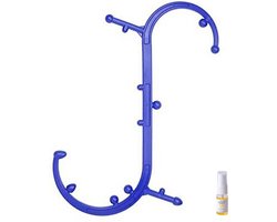 Aurgan Thera Cane S-Curve met 10 ml argan massageolie - Spierknopen - Spierpijn - Fysio - S-Trigger Massage - tegen Nekpijn Rugpijn - voor Bloedcirculatie - Trigger Point - incl 10 ml massage olie
