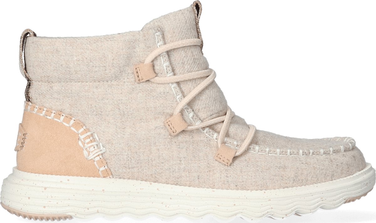 HEYDUDE Reyes Wool Dames Boots Light Grijs