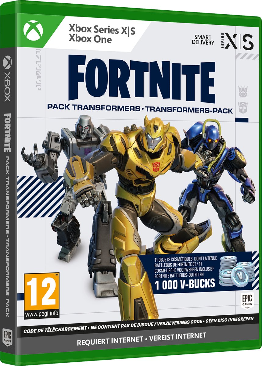  Fortnite - Transformers Pack - Xbox Series X : Video Games