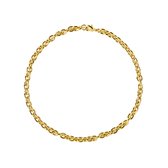 Goud Vergulde Ronde Chunky Schakel Ketting