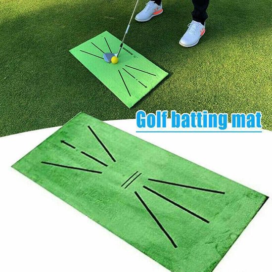 Golf trainingsmat, chipping hitting trainingsmat voor swingdetectie, golf swing mat, draagbare golf trainingshulp kit, 60 x 30 cm golf trainingsmat voor binnen en buiten, swing oefenmat (3) van GOLF — afbeelding 2