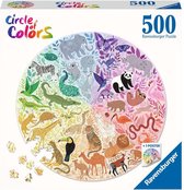 Ravensburger puzzel Circle of Colors Animals - Legpuzzel - 500 stukjes