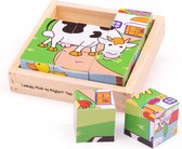 Bigjigs Toys Animal Cube Puzzle en cubes 9 pièce(s) Animaux