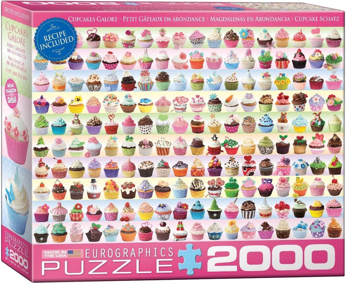 Cupcakes Galore Puzzel (2000 stukjes)